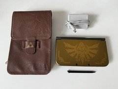 Dual IPS New 3ds XL Hyrule Edition with Zelda Adventurer Case, Charger, Stylus