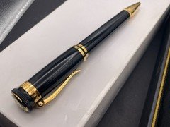 Dunhill England Sentryman Ballpoint Pen Gold & Black NWD2553 $695 New