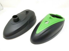 DYE ROTOR LTR TOP & BOTTOM SHELL KIT GREEN BLACK PAINTBALL LOADER FIT LTR V3 #2
