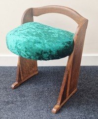 E Gomme Dressing Table Chair, Vanity Stool, New Cromwell Collection, 1920s-30s