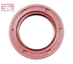 EAI 30x47x7mm FPM/FKM Oil Shaft Rotary Seal w/ Stainless Steel Spring Dbl Lip