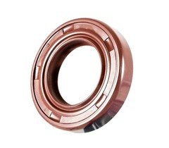 EAI 5x15x6mm FPM/FKM Oil Shaft Rotary Seal w/ Stainless Steel Spring Dbl Lip