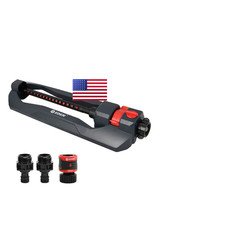 Eden 94105 Essential Oscillating Water Sprinkler For Yard Width And Flow Control