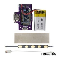 EEGM102 Dual Channel Bluetooth Electroencephalogram EEG Module pe66