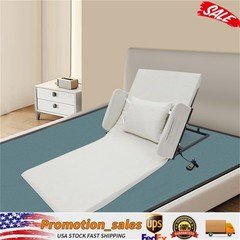 Electric Lifting Backrest with Armrests 2-80° Backrest Angle 600W White Lift Bed