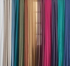  Elegance (2) Panels Sheer Window Curtains Drapes Set 84" Long Rod Pocket Solid