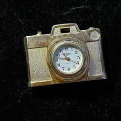 Elgin Clock Gold Tone Vintage Collectible