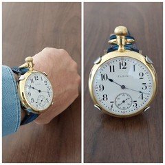 Elgin Pocket Watch Conversion Kit .Shipp from US