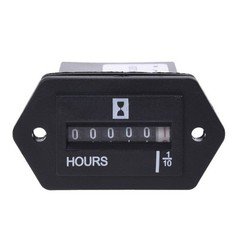 Engine Generator Hour Meter Timer Gauge compatible with Standard Industrial
