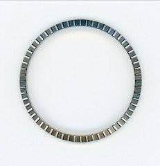 Engine Turned Bezel for DJ 36 mm 1600 & 16000 series Stainless Steel, BEAUTIFUL!