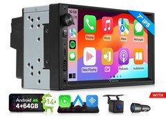 Eonon 7 inch Apple CarPlay Android 14 Auto 2 Din Car Stereo Radio Head Unit GPS