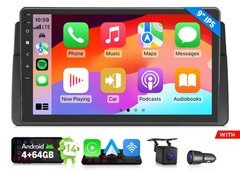 Eonon E46X7A 9"Android Auto 14 Car Play Stereo Radio GPS System WiFi For BMW E46