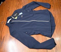 Equiline, New, softshell jacket coat, navy, SMALL $345