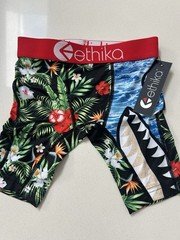 Ethika Boxer Briefs Boys Small. Cool Hawaiian Print.   New With Tags.