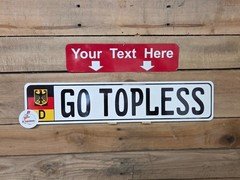 EURO STYLE  TAG BMW  European license plate, ANY TEXT, CUSTOM, GERMAN