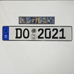 European German License Plate 🔥 Dortmund Germany Tag DO 2021