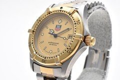 【EXC+5】Tag Heuer Professional 964.013-2 Gold Dial Quartz Men's Watch JAPAN