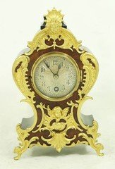 Exceptional Lenzkirch Table Clock. Original.