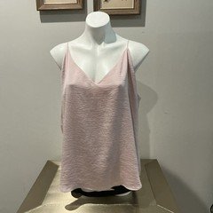 Express Pink Soft V-Neck Camisole Tank Spaghetti Straps, Regular XL