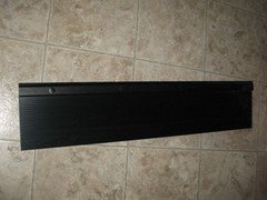 Exterior Inswing Threshold 7 13/16" x 36" with  Composite black Cap