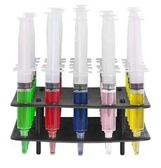 EZ-Inject Tray and Racking Stand for 25 Jello Shot .75 Oz Syringes Holiday Party