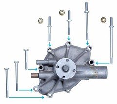Factory Correct Mustang Water Pump Bolt Kit 79-93 GT LX 5.0 302 BEST DEAL