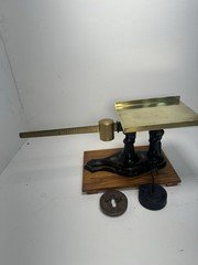 Fairbanks Antique Postal Scale Works! Accurate! For Use! With 2 Weights.