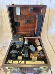 Fairchild Aviation Corp WWII US Army A-10A Sextant with Case & Documents