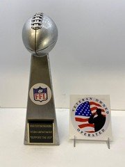 Fantasy Football Trophy Award 13" FREE Custom Engraving *Support the Vet*