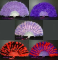 Feather Fan Turkey Marabou Feather Fan dancing Burlesque decor photography New