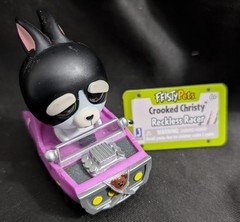 Feisty Pets Vehicle Crooked Christy Reckless Racer Cars Husky Pet Racers Purple