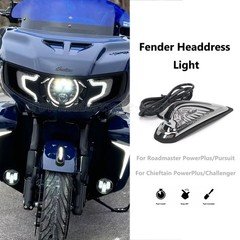 Fender Headdress Light For Indian Roadmaster PowerPlus Limited with 112 2025