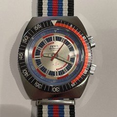 Fero Feldmann Swiss dive watch 17 Jewels 5 ATM for parts or repair