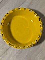 Fiesta Dog Bowl Best Friend Medium Bowl NWT Daffodil Excellent 6 7/8 Inches
