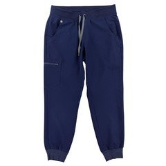 FIGS Technical Collection Jogger Pants Womens Petite M Blue Zamora Scrub Stretch
