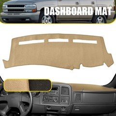 fit 2000-2006 CHEVROLET Suburban/GMC Yukon 1500 2500 3500 BEIGE DASH COVER MAT