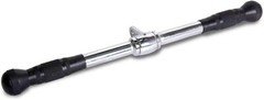 Fitness Tricep Bar Press Down Rubber Stoppers Strength Machine Attachment 20 in