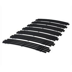 Fits 2007-2018 Jeep Wrangler JK Upper Stainless Black Billet Grille Insert