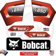Fits Bobcat T650 Main Decals Skid Steer Stickers - Free Shipping - 3M Vinyl