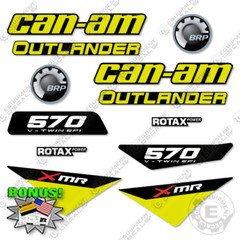 Fits Can-Am Outlander 570 XMR Decal Kit ATV - 7 YEAR OUTDOOR 3M VINYL!