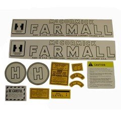 Fits FARMALL MODEL H DECALS. COMPLETE SET 1945-1952.