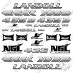 Fits Landoll 435B Decal Kit Traveling Axle Trailer - 7 YEAR OUTDOOR 3M VINYL!