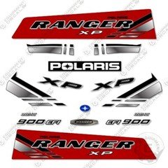 Fits Polaris Ranger 900 EFI XP Red Decal Kit Utility Vehicle - 7 YEAR VINYL!