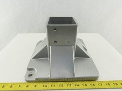 FlexLink XCFF 88X260 88mm Square Tube Floor Flange Mounting Socket