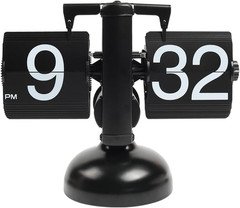 Flip Desk Clock , Retro Vintage Design Auto Flip Desk/Table Clock Large
