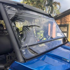 Flip Windshield Scratch Resistant for 2016-26 Can Am Defender/ MAX HD5 7 8 9 10