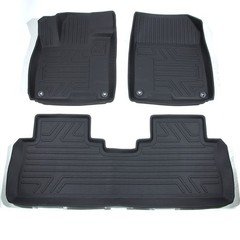 Floor Mats Liner Carpets For 2023-2024 Dodge Journey TPE Rubber All Weather 3PCS