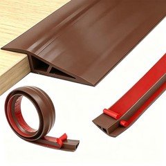 Floor Transition Strip Strip Doorway Edge Trim Vinyl Door Threshold Ramp Self...