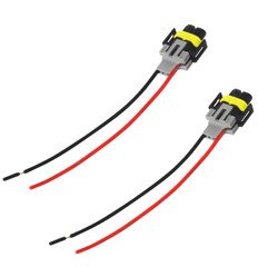 Fog Light Harness Connector, Waterproof Pigtail Adapter Plug Car Fog Size: 1PC