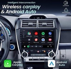 For 2012-2014 Toyota Camry 10.1" Car Stereo Radio Android 12 Carplay GPS +Camera